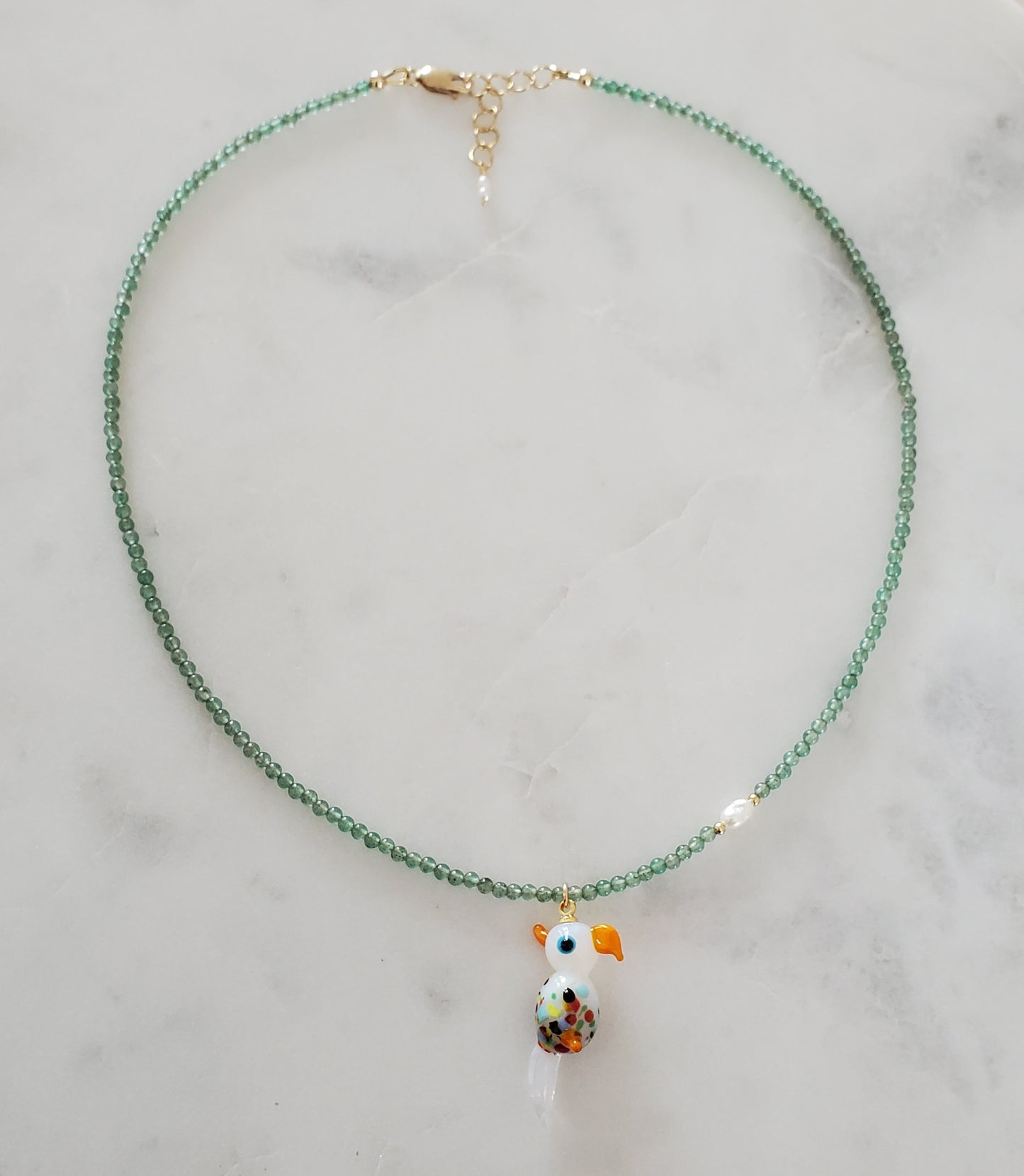 Parrot Pendant Necklace