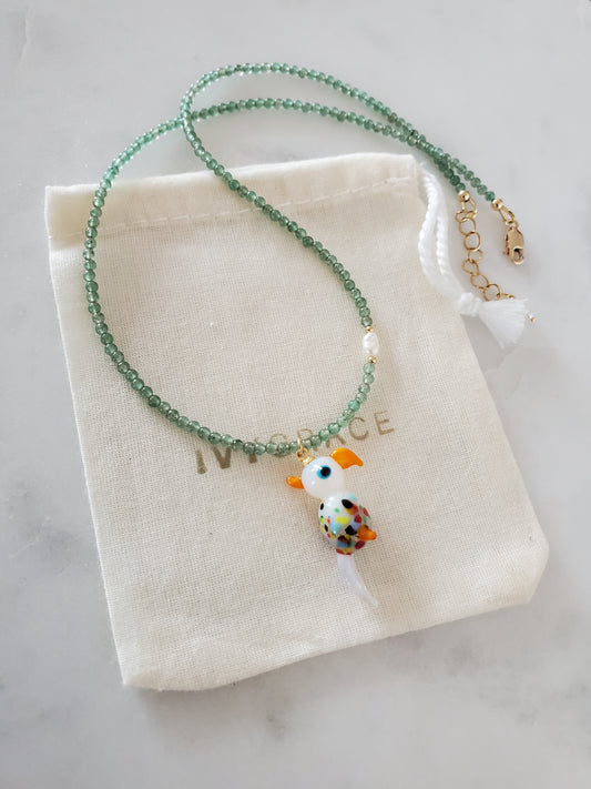 Parrot Pendant Necklace
