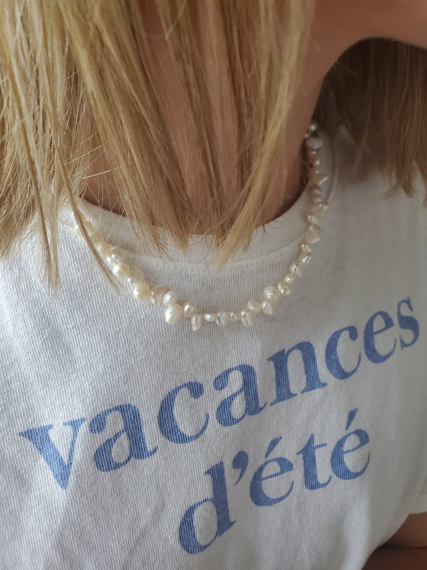 Irregular Pearl Necklace