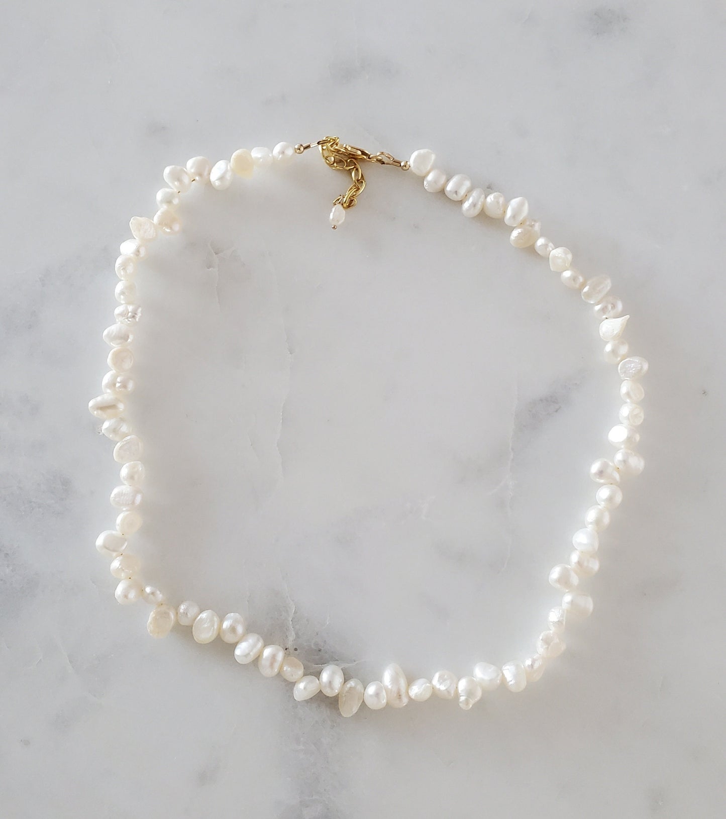 Irregular Pearl Necklace