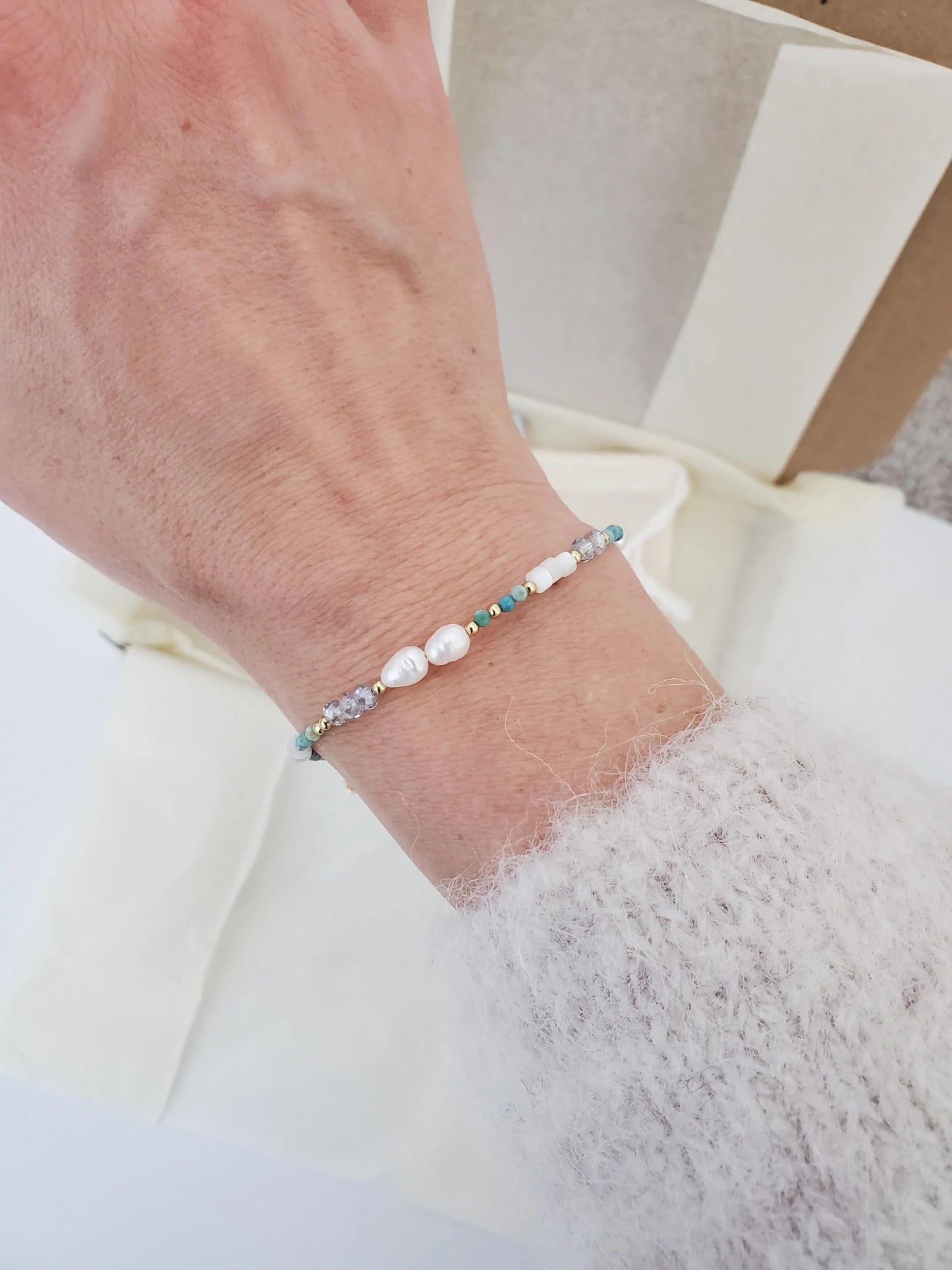 Blue Gemstone Bracelet