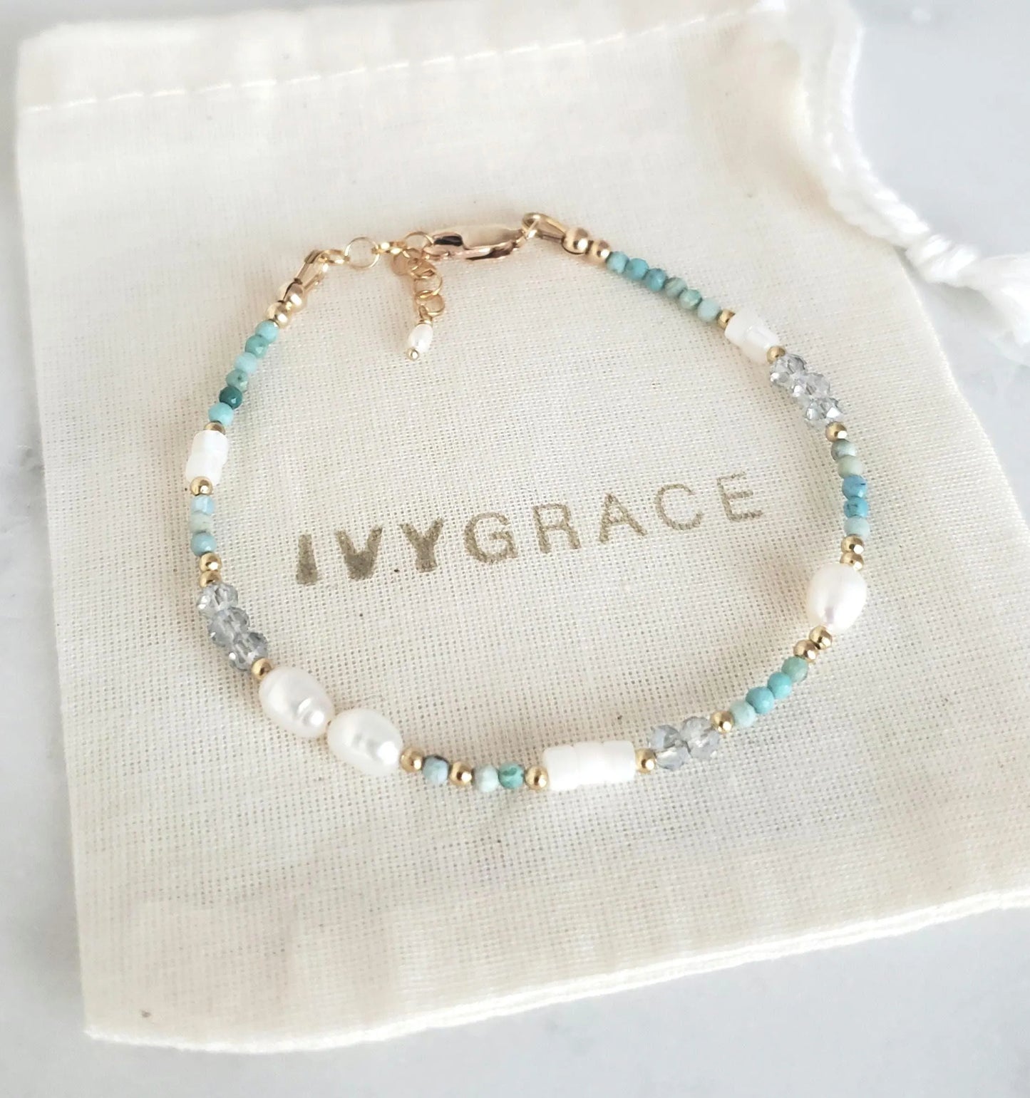 Blue Gemstone Bracelet