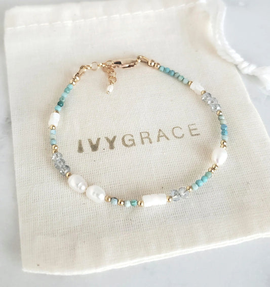 Blue Gemstone Bracelet