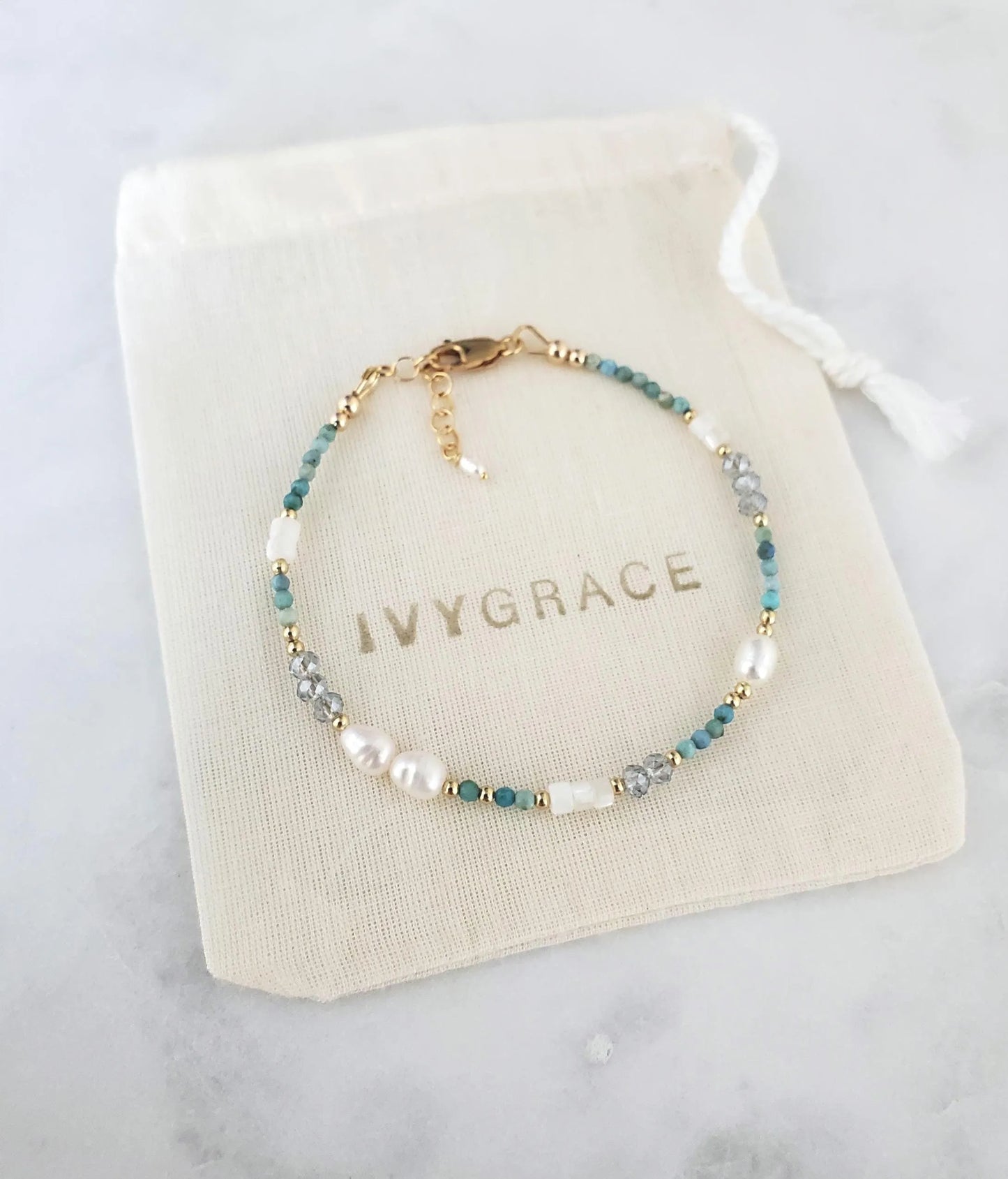 Blue Gemstone Bracelet