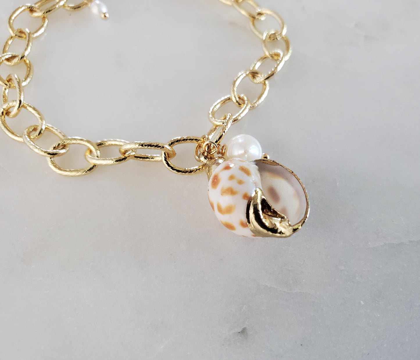 Shell Charm Bracelet
