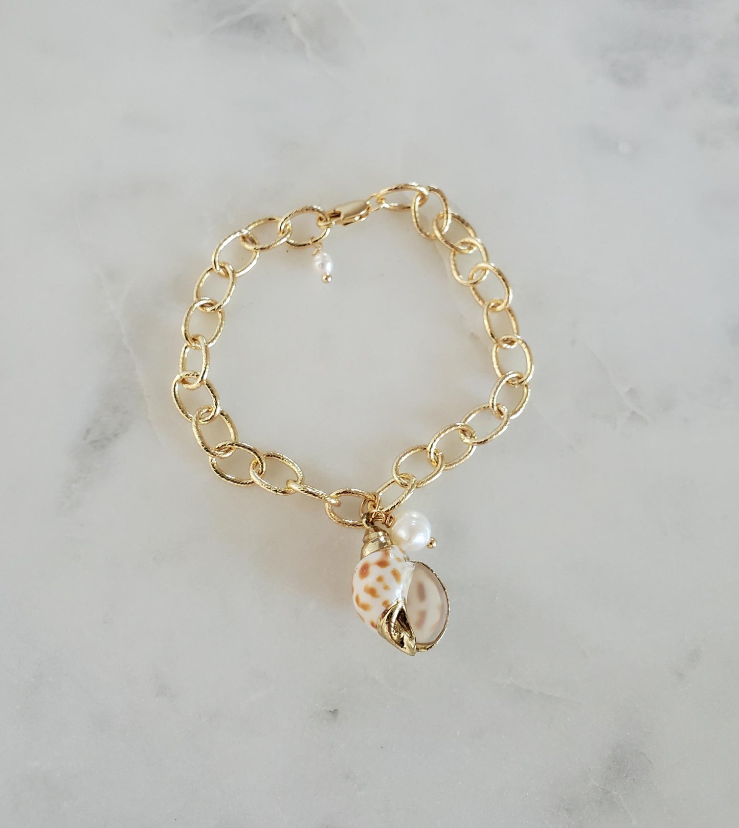 Shell Charm Bracelet